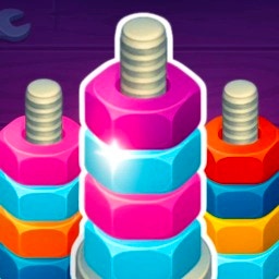 Play Bolts and Nuts - Color Sorting - Free Puzzle game online