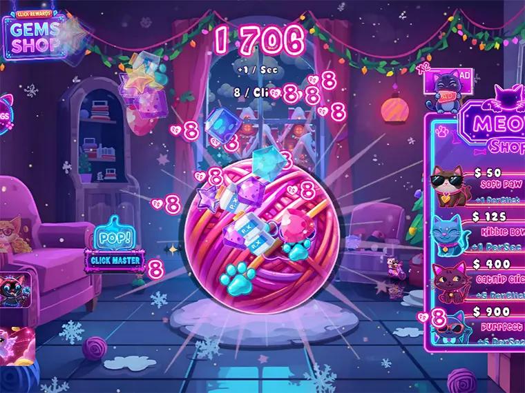Play Popcat Clicker - Free Idle game online