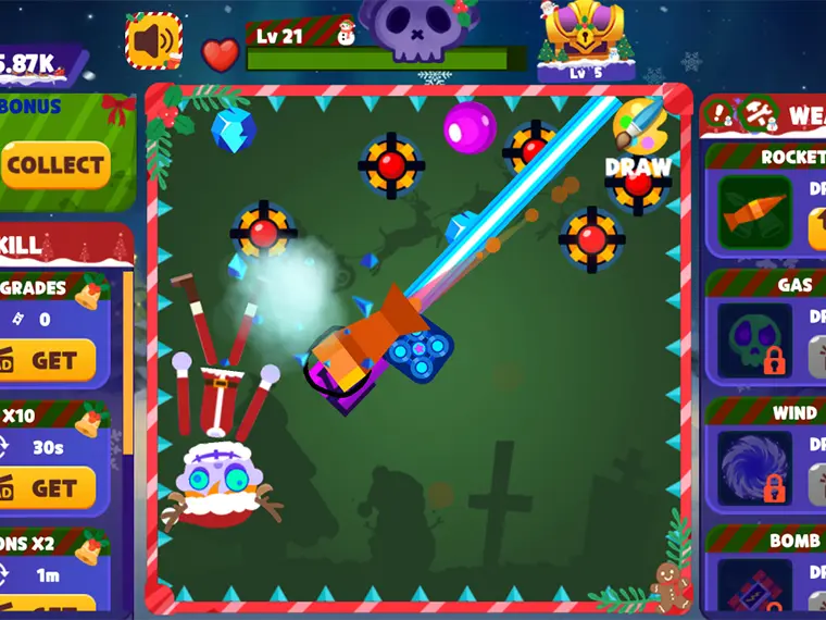 Play Kick The Santa: Christmas Buddy - Free Action game online