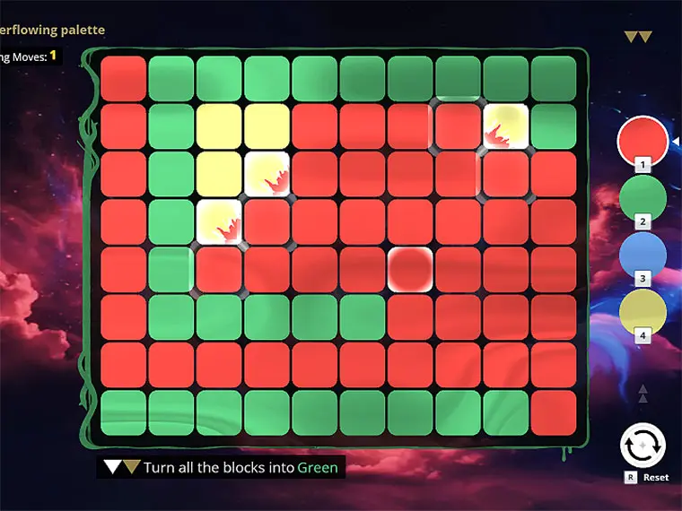 Play Overflowing Palette - Free Puzzle game online