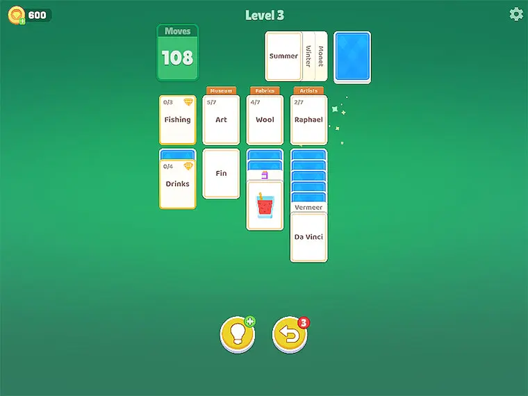 Play Card Solitaire: Word - Free Puzzle game online