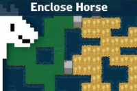 Play Enclose Horse - Free Puzzle game online